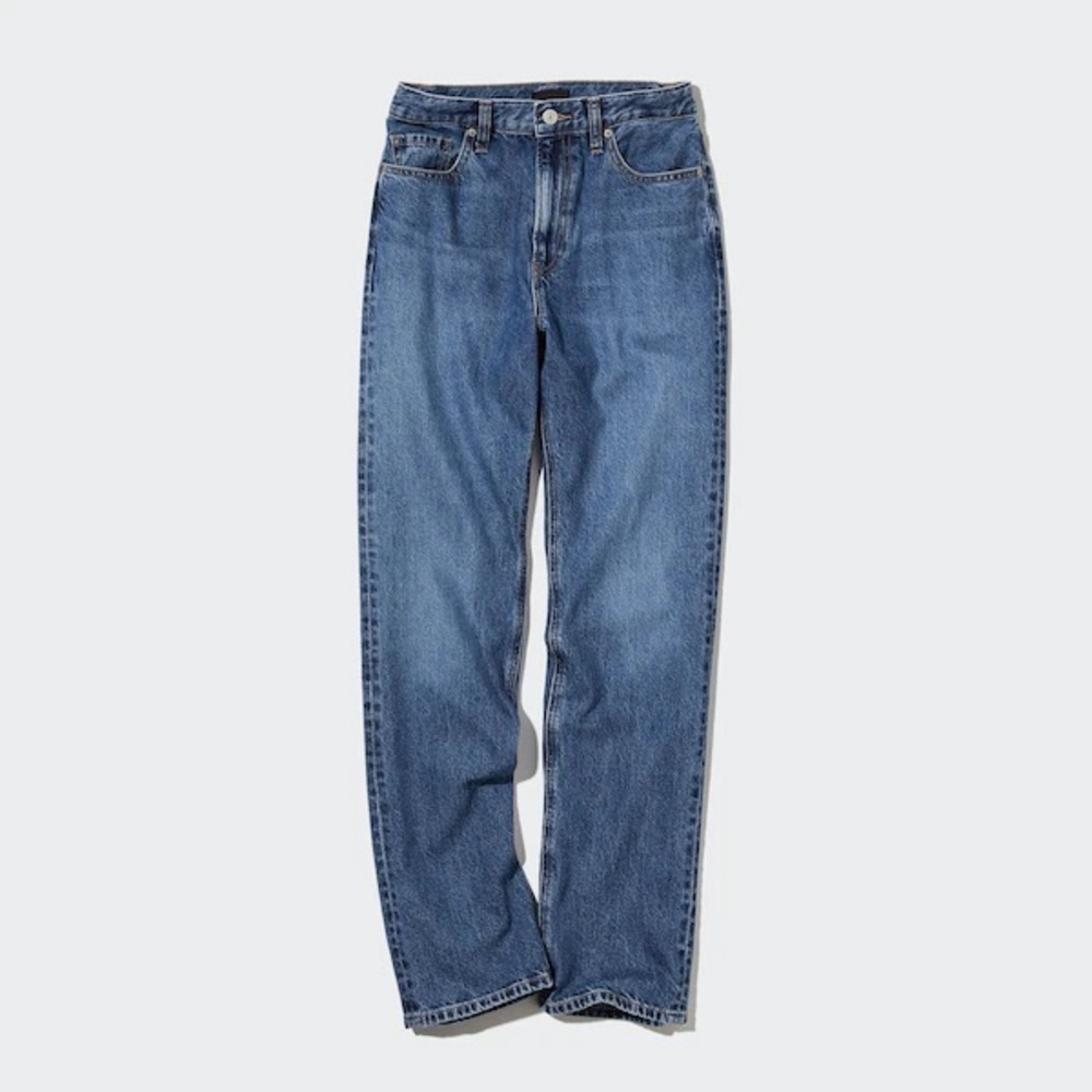 Uniqlo Straight High Rise Jeans